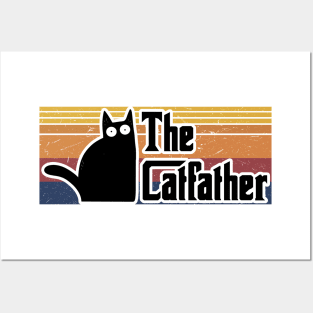 The Cat Father Catfather Father's Day Gift Posters and Art